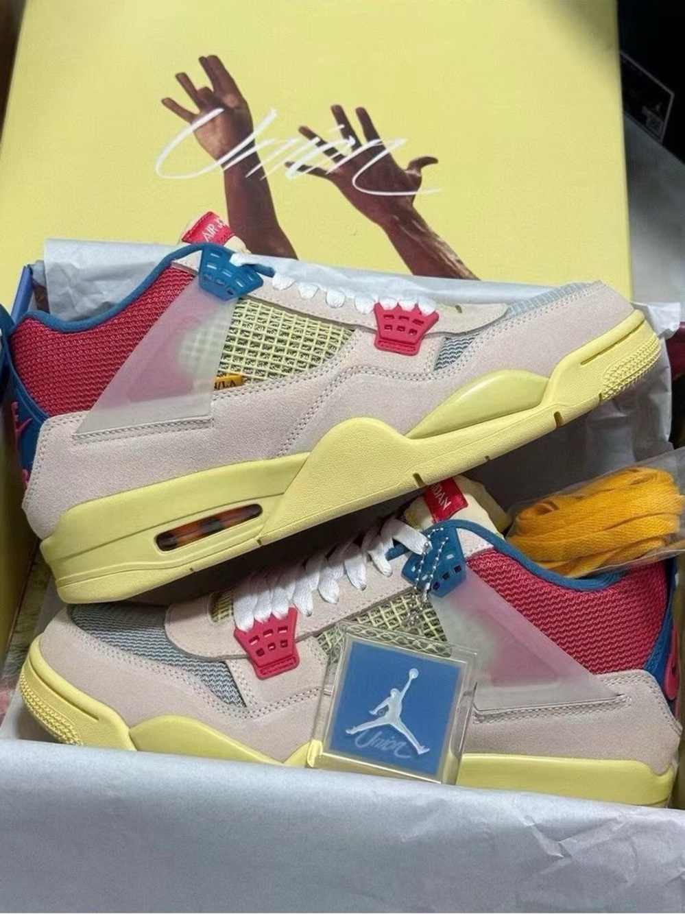 Air Jordan 4 Retro x Union LA Guava Ice Sneakers